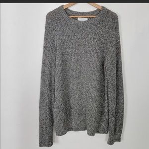 Everlane Crew Cashmere Wool Sweater Gray Large